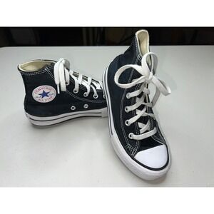 Converse Chuck Taylor All Star High Top Black Youth Sneakers 372859F Size 1Y